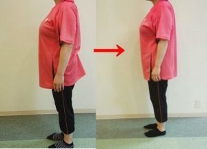 １ヶ月で３キロ減と腰痛改善。.