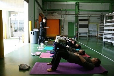 桐生市ストレッチ教室の様子