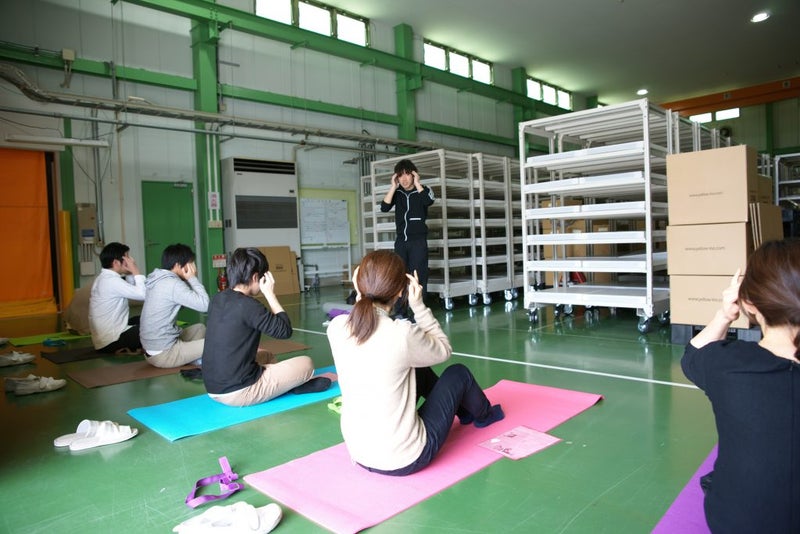 伊勢崎市ストレッチ教室の様子