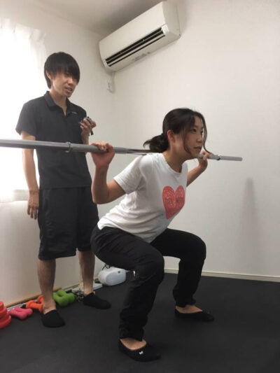 足利市パーソナルジムの筋トレ指導