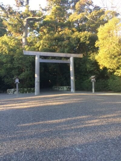 伊勢神宮の外宮の身垣内参拝