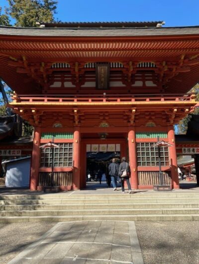 香取神宮の正殿前