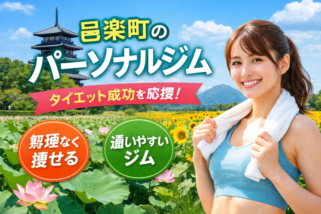 邑楽町から通えるパーソナルジム